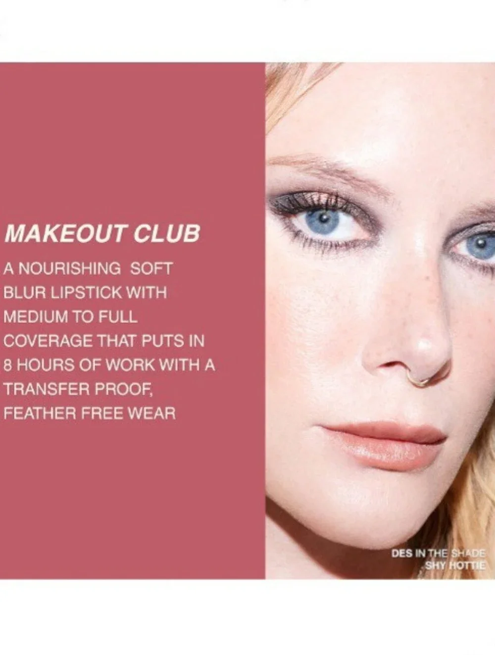 FRECK BEAUTY Makeout Club Soft Blur Lipstick In Muse
